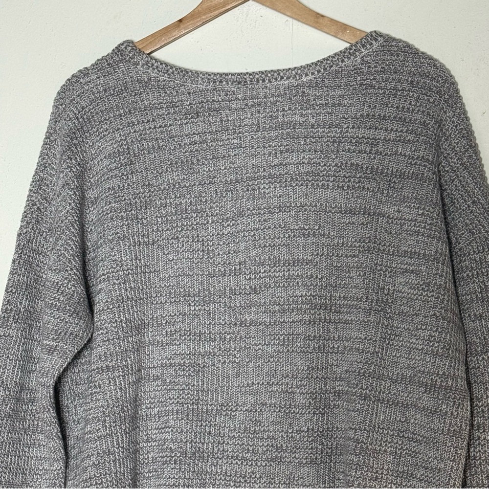 Torrid Gray CableKnit Keyhole Pullover Sweater Si… - image 5